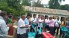 rural municipality head distributing agro machinaries to local farmer 